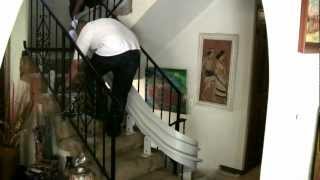 Bruno curved stairlift installation video [upl. by Berget698]