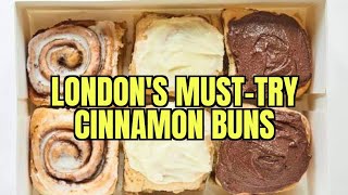 Londons Best Cinnamon Buns To Satisfy Your Carb Cravings  Benjis Buns [upl. by Mainis]