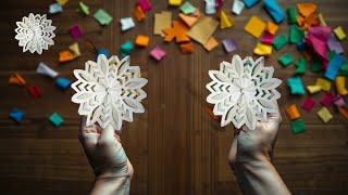 How To Make Perfect DIY Snowflakes [upl. by Acey311]