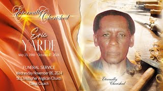 Celebration of Life for  ERIC YARDE [upl. by Dorcea]