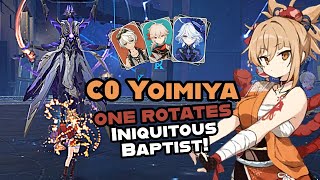 C0 Yoimiya one rotates Iniquitous Baptist in 16 seconds [upl. by Granniah]