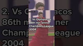 Top 5 Steven Gerrard Goals [upl. by Hahnert]