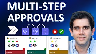 Power Automate Multi Level Approval Workflow  Serial Approval  Multiple Approvers [upl. by Rafat]