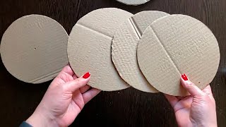 DIY 6 cardboard ideas  Craft ideas with Paper and Cardboard  Paper craft [upl. by Usanis]