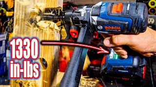 BOSCH GSB18V1330C 18V High Torque Hammer Drill Driver Review 1330 inlbs [upl. by Annael49]