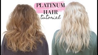 How to go PLATINUM BLONDE in one day [upl. by Skylar]