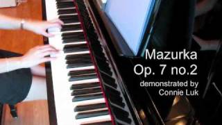 ABRSM Grade 7 Piano B4 Mazurka [upl. by Erinn527]