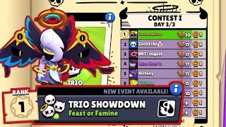 Trio Showdown rank 1 🔥🏆 LAST DAY CONTENT brawlstars brawlstarsgame brawlstar [upl. by Uahsoj689]