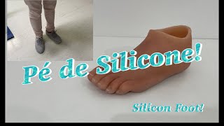 Pé em silicone detalhes e prova com calçado coto com bastante volume [upl. by Shanahan357]