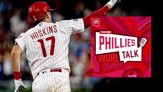 Buck Showalter hire Joe Girardi’s future Rhys Hoskins’ contract and more  Phillies Talk Podcast [upl. by Ecirtnahs539]