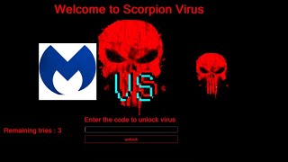 Malwarebytes vs Scorpion Virus [upl. by Krueger125]