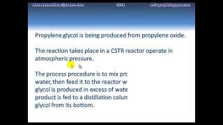 Learn HYSYS 32 in Arabic  15Chem ReactionPropylene glycol production1 [upl. by Bardo]