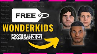 FM22  How To Find FREE FM22 Wonderkids And Hidden Gems  FOOTBALL MANAGER 2022 [upl. by Ber]