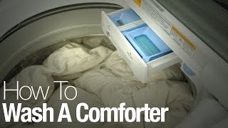 How to wash your comforter at home [upl. by Hawger]