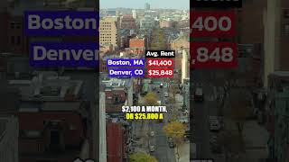 Boston Massachusetts vs Denver Colorado [upl. by Aihsal]