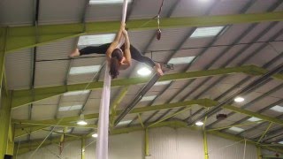 30 minutes Aerial Silks workout [upl. by Nimrak314]