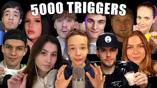 ASMR 5000 TRIGGERS WITH FRIENDS  Epic 500k Special Collab [upl. by Engedus]