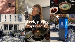 Grad School VlogWashington DCGeorgetown Law George Washington Law American University Law [upl. by Aramak]