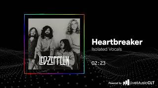 Led Zeppelin  Heartbreaker Isolated Vocals [upl. by Mendive]