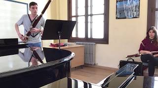 J N Hummel  Bassoon Concerto in F Major  1st mov  Miguel Carrillo [upl. by Rothschild]