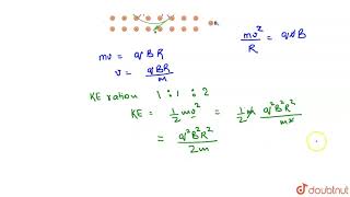 A proton a deuteron and an alpha particle are accelerated through the same potential difference [upl. by Oihsoy860]