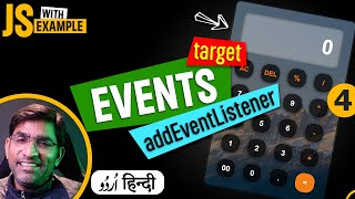 Events in JavaScript with Example Calculator  Mastering JavaScript Events Magic  P 4 हिंदी  اردو [upl. by Aneehc55]