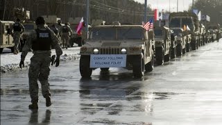 Poland welcomes US troops [upl. by Lucien]