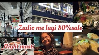 Zudio me lagi 80Sale l Dhamakedar Sale offer l Hoor ke sath full masti l Night outing l [upl. by Isabelle]