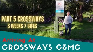 Arriving At Crossways Caravan And Motorhome Club Site [upl. by Ateuqahs]