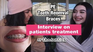 ORTHO ASSISTANT INTERVIEWS PATIENT ON TREATMENT PLAN  Palate Expander Teeth Removal Braces [upl. by Yneffit]