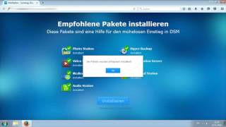 Synology Nas DS211JDS216Play DSM Betriebsystem installieren [upl. by Liddle434]