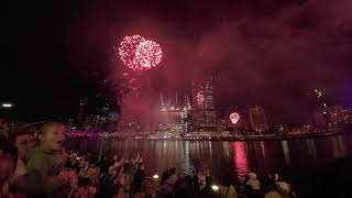 Brisbane  Riverfire Festival Fireworks on South Bank  3 September 2022 [upl. by Waynant]