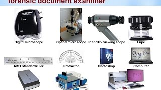 Forensic tools Used By Document Examiners [upl. by Viridis]