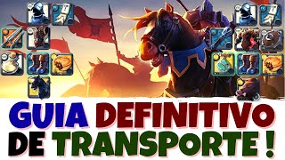 GUIA DE TRANSPORTE Albion Online  MONTARIAS MELHORES ITENS DICAS TUTORIAL Albion Transport Guide [upl. by Leifeste]