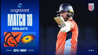 Cognizant Major League Cricket Game 16 Highlights  San Francisco Unicorns vs MI New York [upl. by Zannini]