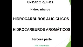 Cátedra sobre Compuestos Cíclicos y Aromáticos [upl. by Inaleon]