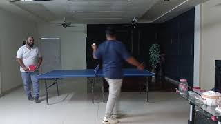 Table Tennis Match No2  Mahmood Khadim vs Naeem Raj [upl. by Ahseinad398]