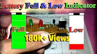 Battery Full amp Low Indicator for 37v amp 9v Batteries  Battery Level Indicator  DIY Battery Level [upl. by Nahtanaoj]