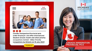 Ontario Invites Health amp Priority Occupations Canada Immigration Employer Job Offer Stream July 16 [upl. by Araminta714]