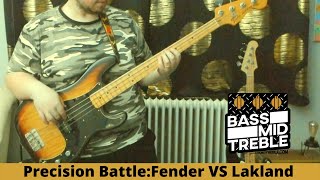 1979 Fender Precision Bass VS Lakland 4464 Vintage P  BMT Quicky Series [upl. by Alikee]