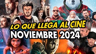 Estrenos de CINE 2024 NOVIEMBRE Películas en Cartelera [upl. by Selemas]