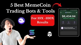 5 Best Memecoin Trading Bots and Tools For 100X Memecoins In 2025 Solana Memecoin Tools [upl. by Amora]