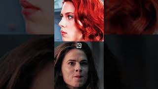 Black Widow vs Captain Carter Spy vs Super Soldier marvel mcu blackwidow captaincarter shorts [upl. by Aserehs]