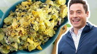 Jeff Mauro Makes Double Potato Salad with Pesto  The Kitchen  Food Network [upl. by Alda149]