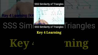 Class 10 Maths chapter 6 Triangles  Similar Triangles  Side side side Similarity of triangles [upl. by Hynes61]