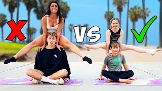 Couples Yoga Challenge VS Nalish [upl. by Natsirk]