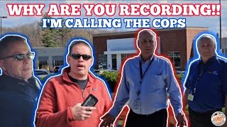 SECURITY MANAGER GETS OWNED DISPATCHER LIES OVER RADIO 911 CALL INCLUDED 1ST AMENDMENT AUDIT [upl. by Sonny]