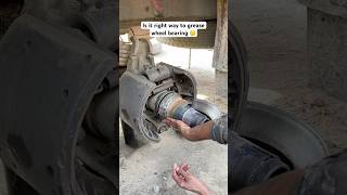 Is it right way grease wheel bearing bearing restoration grease wheels [upl. by Esirahc]