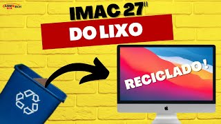 TRANSFORMANDO IMAC EM MONITOR EXTERNO Como fazer o melhor monitor recliclado [upl. by Willamina]