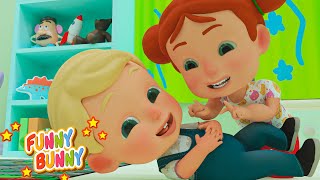 Tickle Tickle Song  Funny Bunny  Nursery Rhyme amp Kids Song Animation [upl. by Charity412]